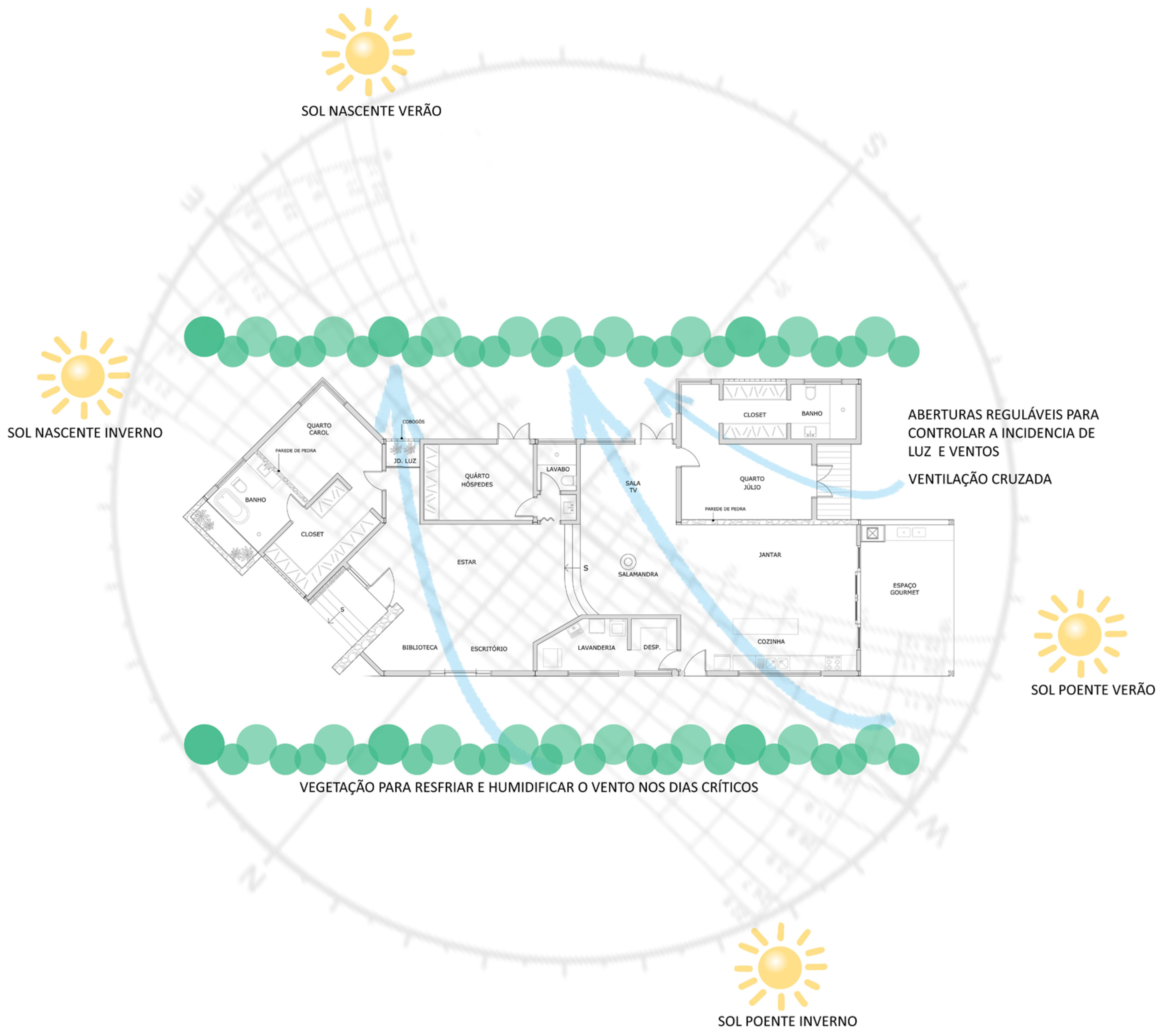 Projeto de Arquitetura de casa Sustententável em Brasília-19