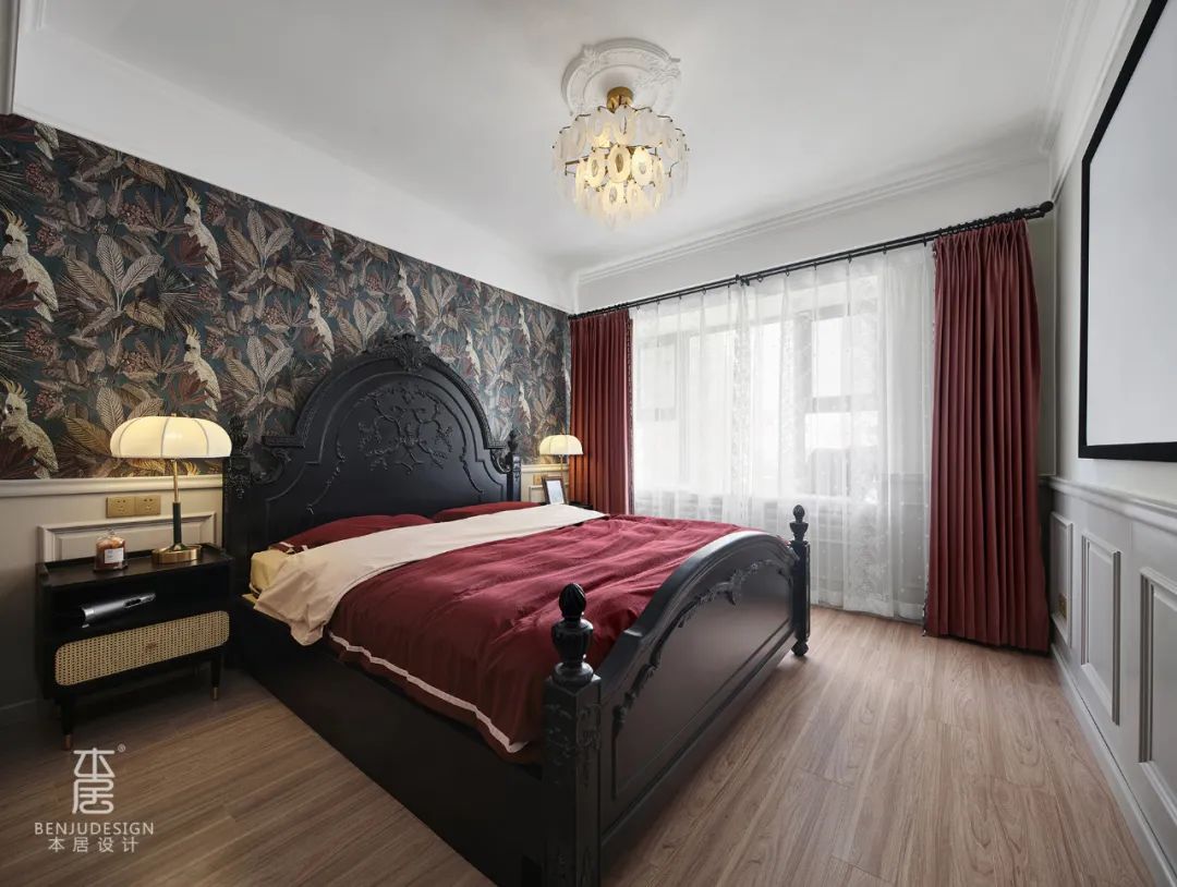 石家庄碧桂园复古混搭风精装房改造丨中国石家庄丨本居设计-56