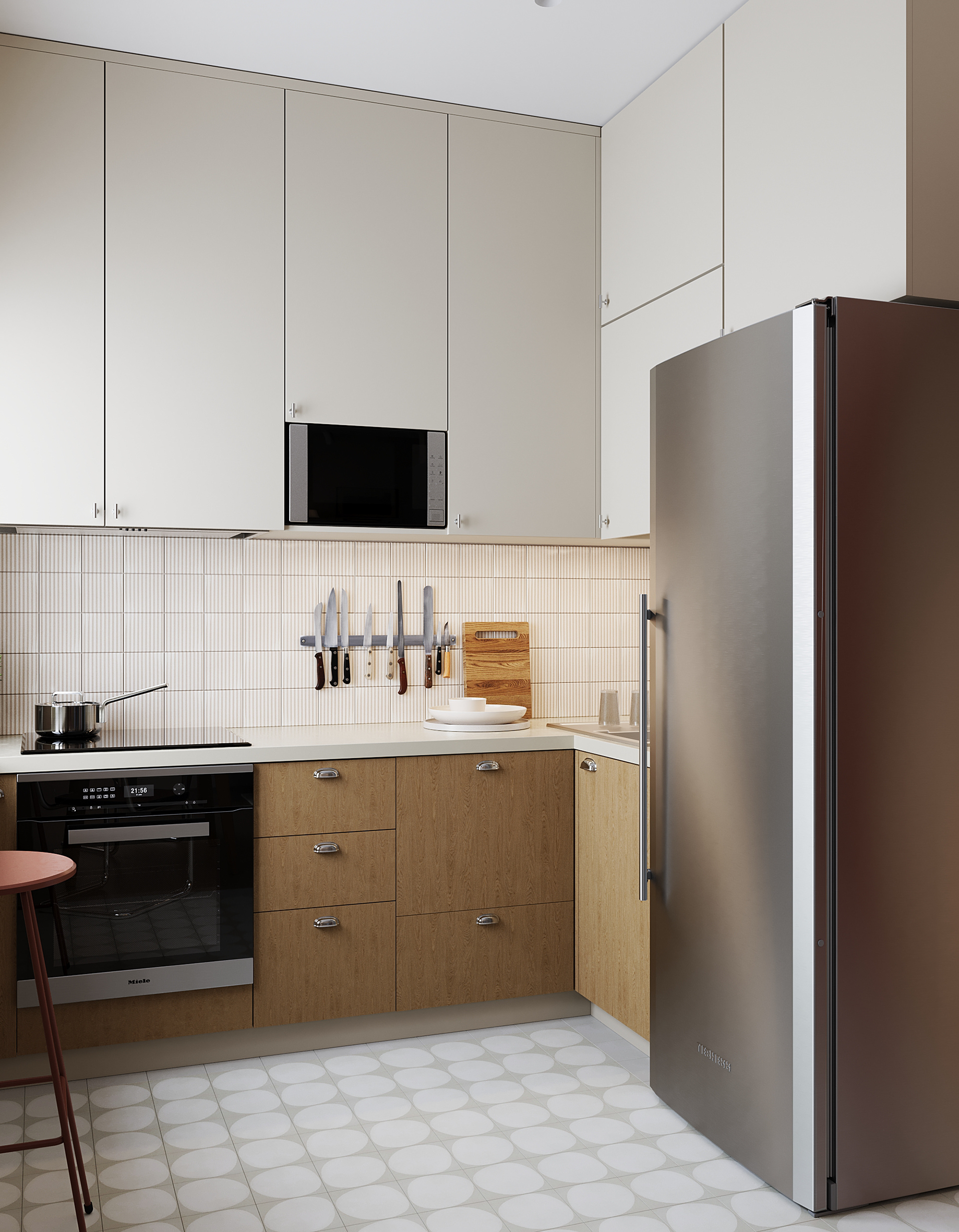 Unnatov（Юннатов）公寓设计项目丨俄罗斯莫斯科丨设计师萨沙·米哈伊洛娃-15