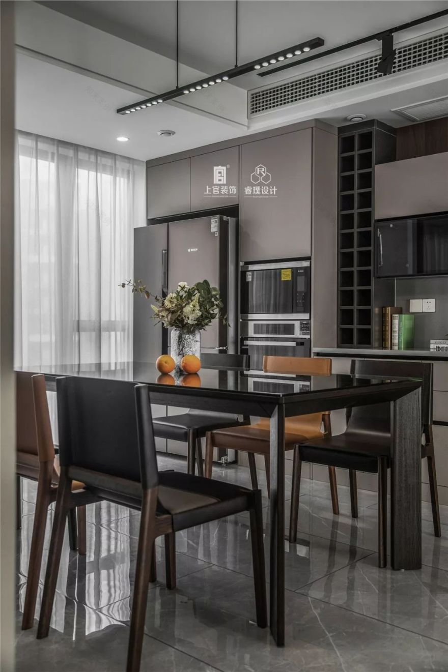 现代简约星河国际平层,卡布奇诺般的空间魅力-38