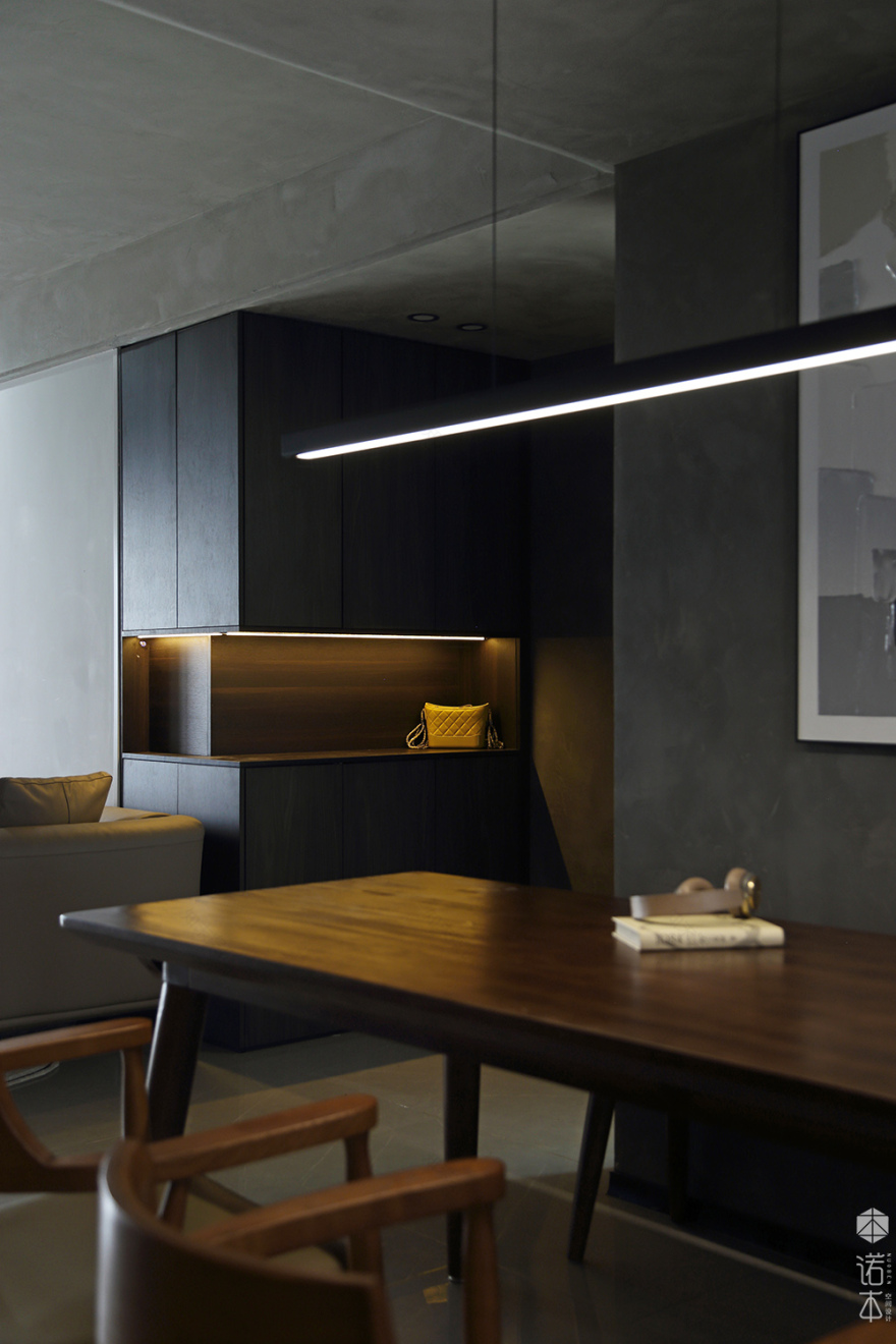 暗色系·当代都市的精致生活丨中国成都丨诺本空间设计-17