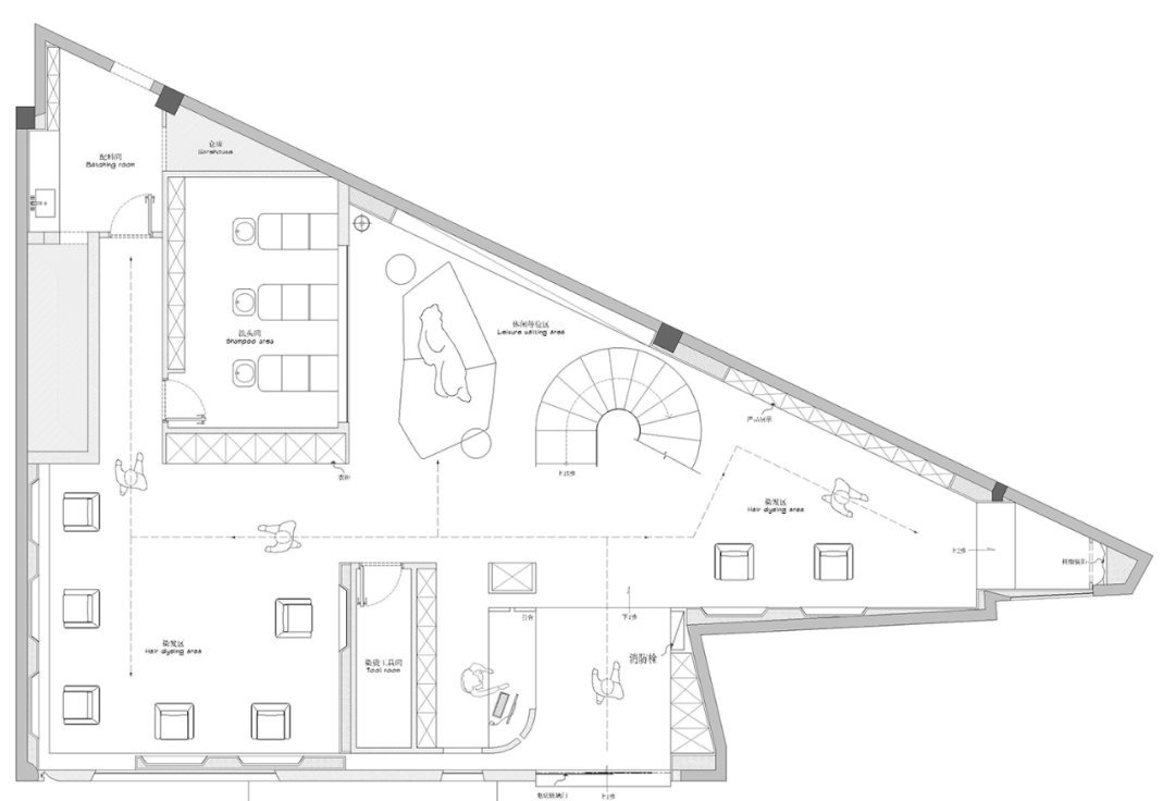 HOME HAIR 合木美发店丨中国福州丨DCD 大成设计-48