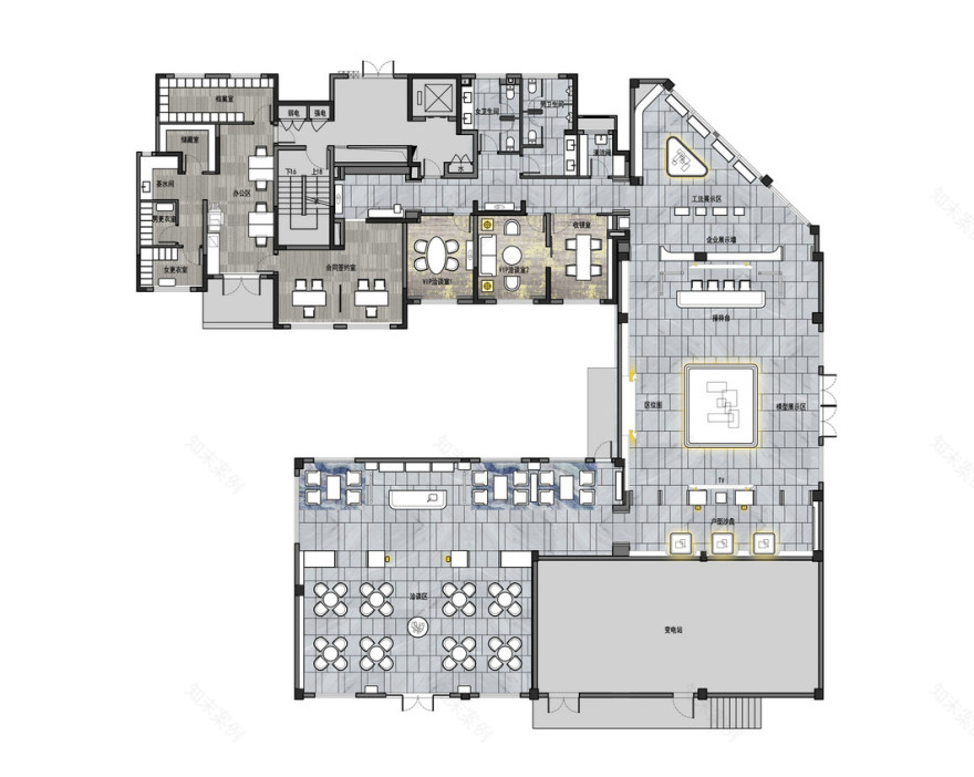 上海颐居装饰设计 · 御兰雅苑售楼处-14