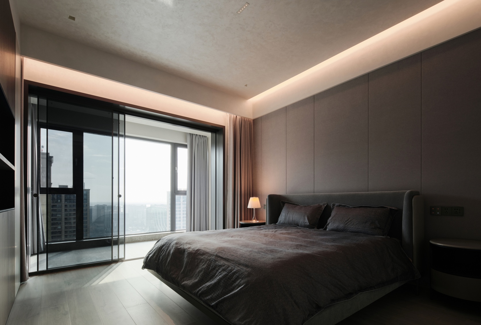 高级灰湖景房丨中国苏州丨晓安设计-32