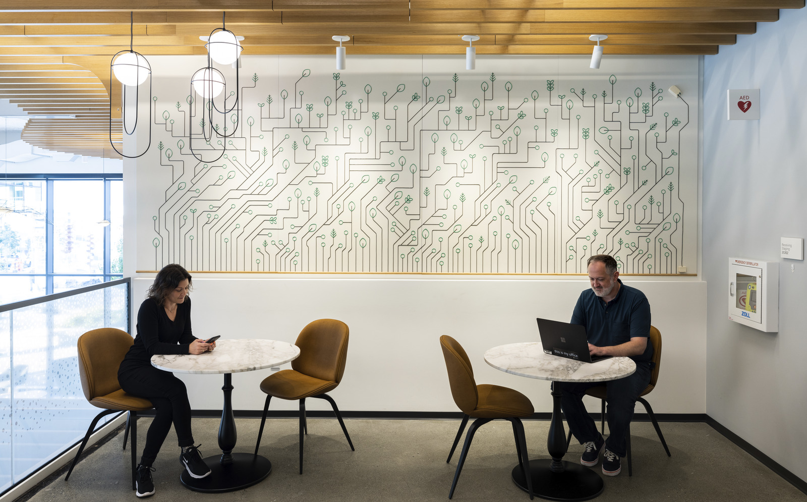 科技客户博拉的特色展示墙丨美国华盛顿丨Bora EGD团队,Bora建筑团队-4