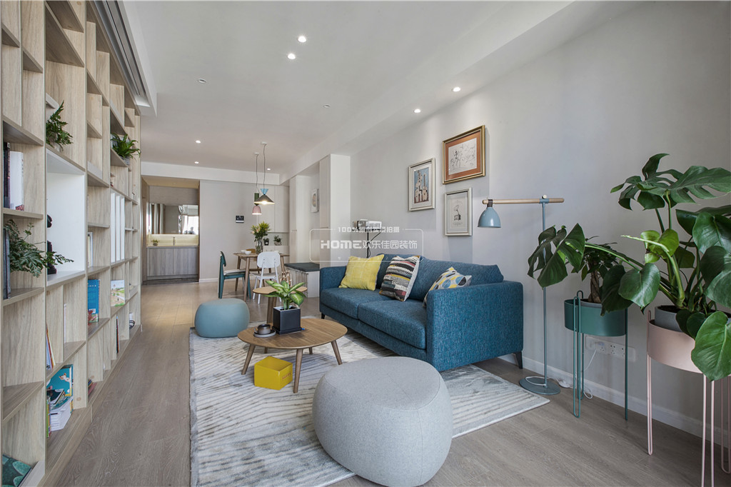 80 平北欧风润城家居,原木清新打造宽敞成长空间-22