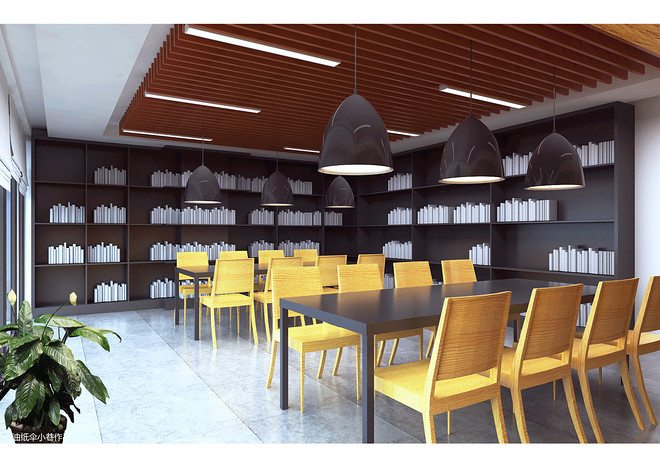 天城物业楼800平米办公空间装修案例-18