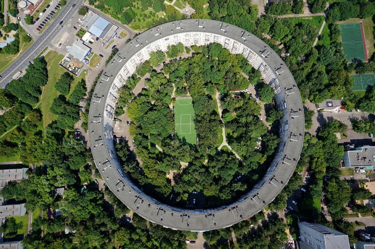 Bublik（圆形面板房屋）丨俄罗斯莫斯科-1