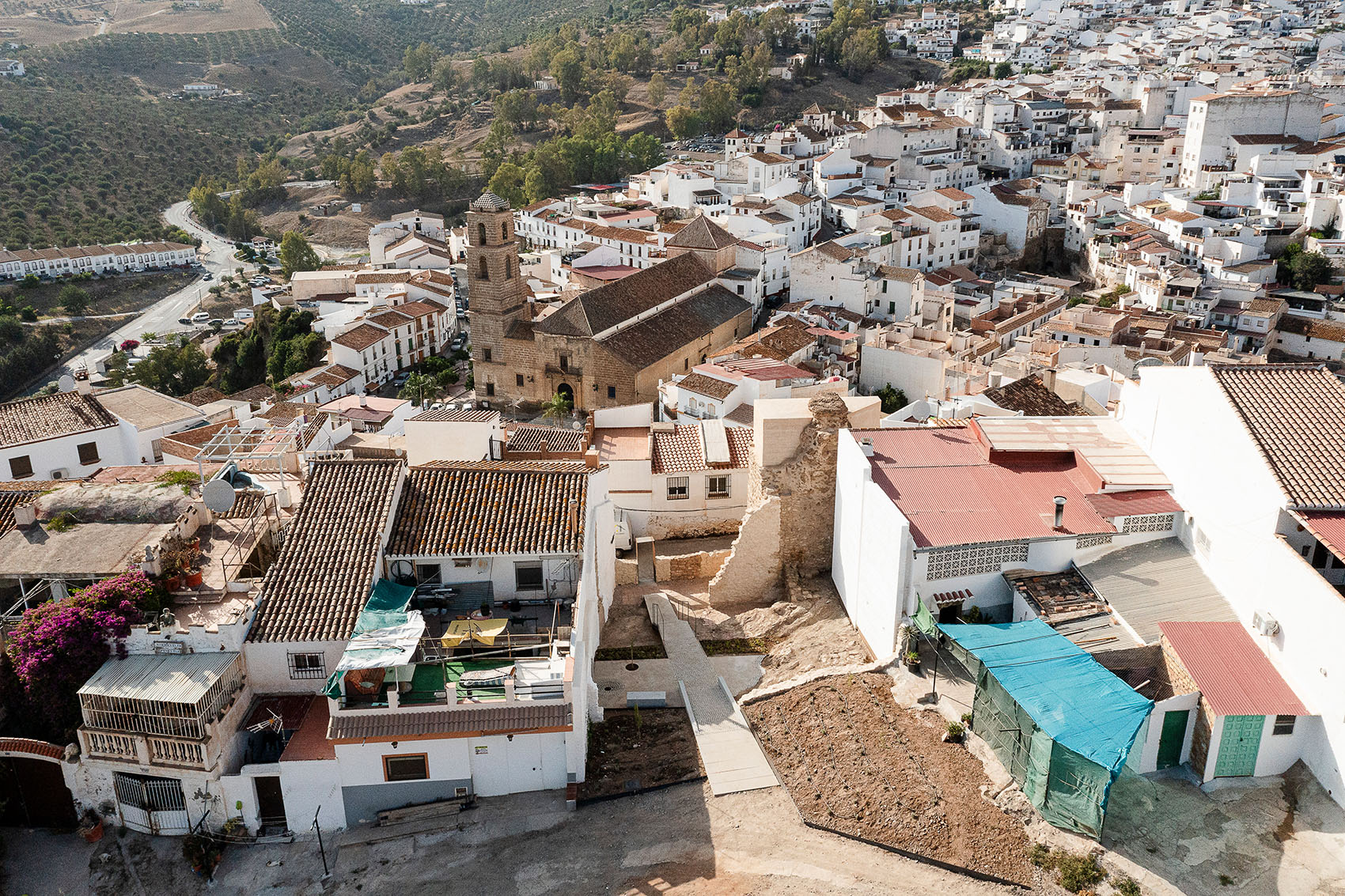 Cerro de las Torres 山阿拉伯塔和城墙的干预项目丨西班牙马拉加丨WaterScales arquitectos-6