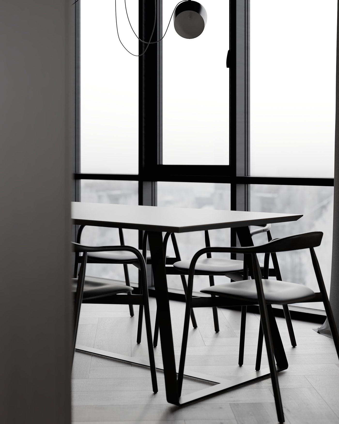 极简黑质感空间  打造精致沉稳住宅！-15