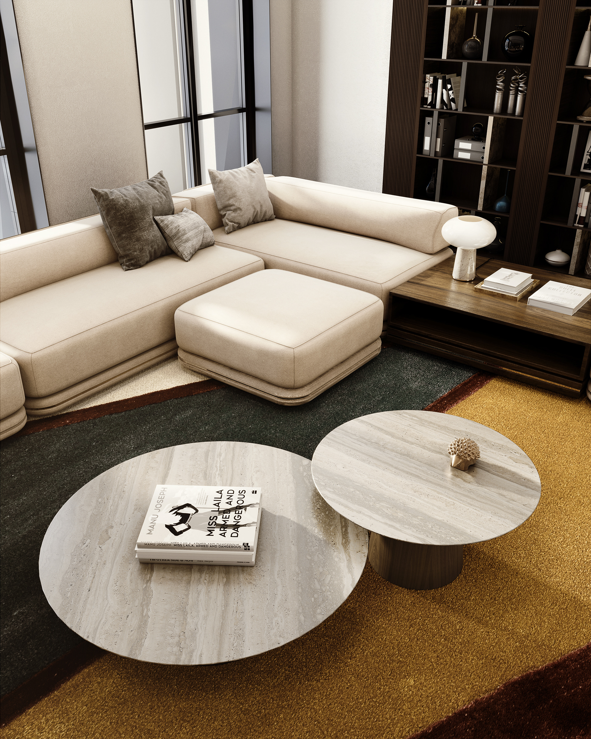 Contemporary modern living room-8