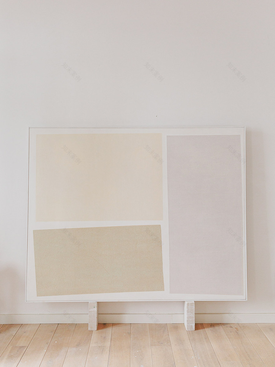 柏林艺术家金·巴特尔特的蜡笔抽象画“绘画”-12