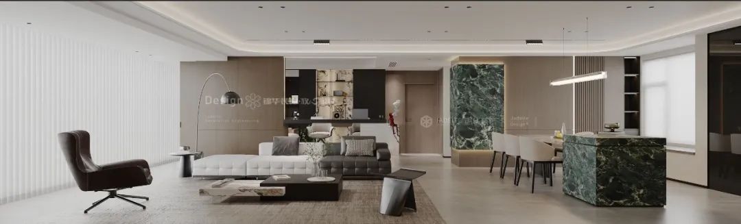 179㎡御湖境 · 木石共舞！意式极简宅的温度几何学丨苏州锦华装饰-15