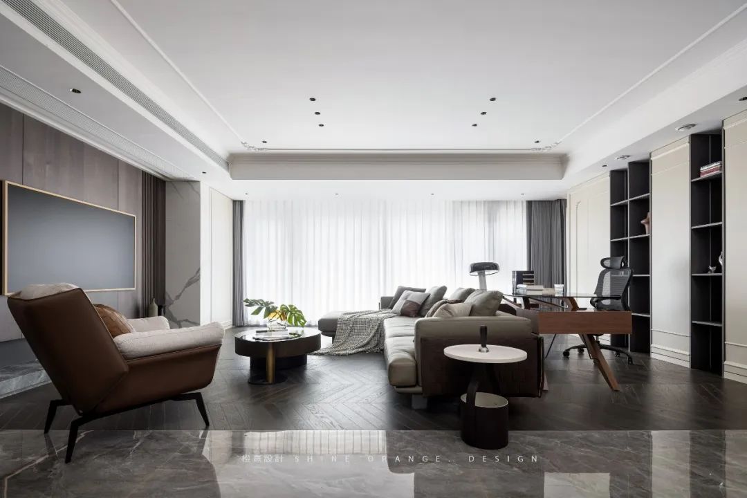 现代法式宁波住宅丨中国宁波丨橙熹设计-43