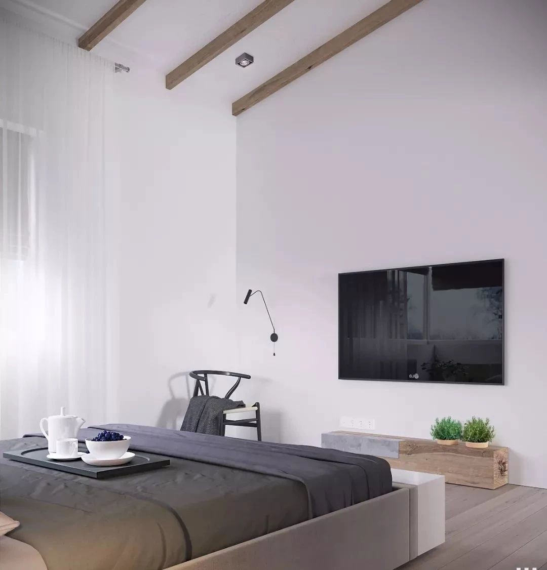 白俄罗斯设计师打造 203㎡自然风住宅-22