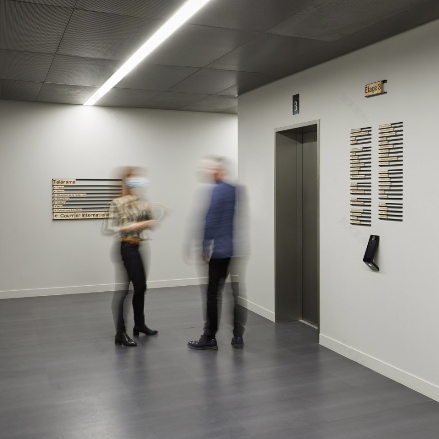 世界报总部大楼标识系统设计丨法国巴黎丨Snøhetta-15