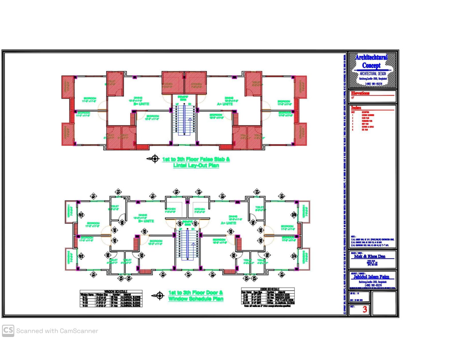 Complete Architectural House Plan-0