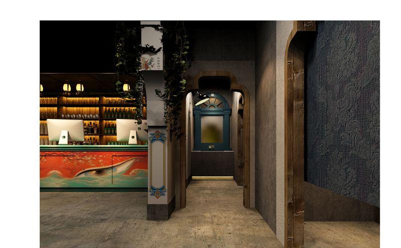 山城故事 | 周守群打造西安粉巷 480 平米时尚火锅空间-11