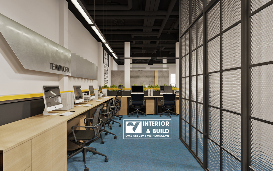 Quận 7 科技公司办公室设计丨越南胡志明市丨VietHome 建筑与室内设计-12