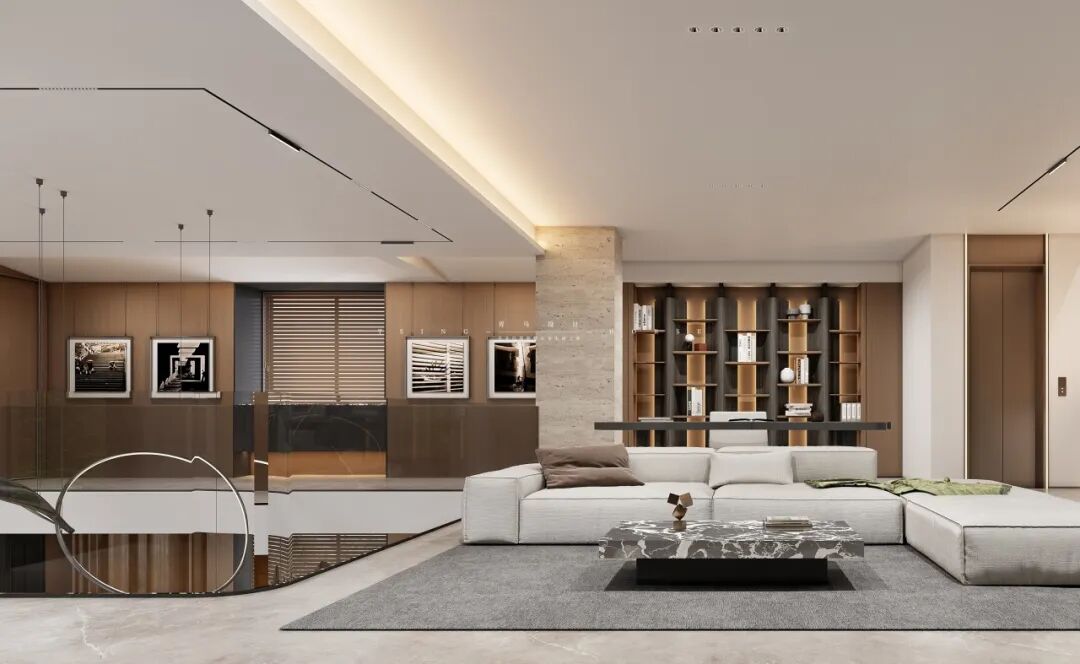 碧桂园·央墅600㎡下叠丨李昂设计团队-47