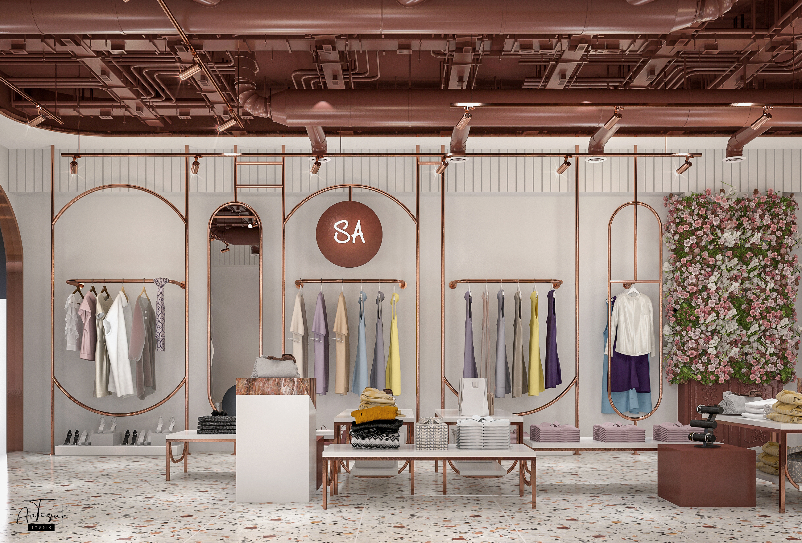 SARAH ABAYA 服装店丨沙特阿拉伯丨ANTIQUE Studios-9