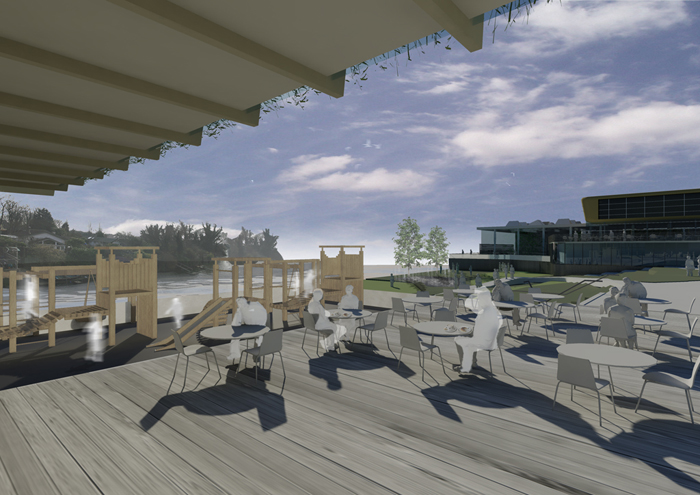 特威克纳姆河畔景观丨Boyarsky Murphy Architects-8