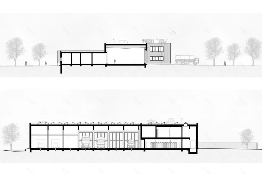 Lustnau 消防站丨德国-36