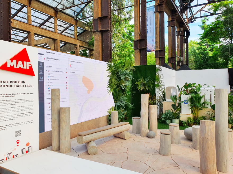 Web2Day 2022 展会 Maif 展位设计丨法国南特-7