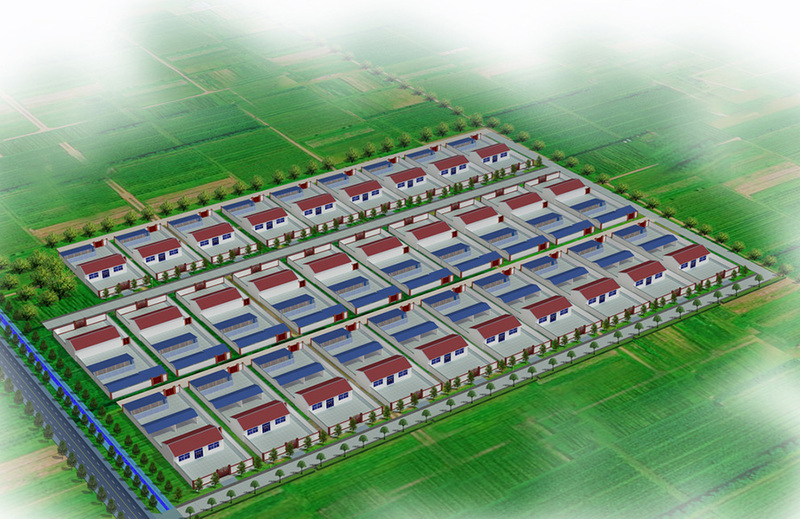 乡村规划设计案例鸟瞰图-9