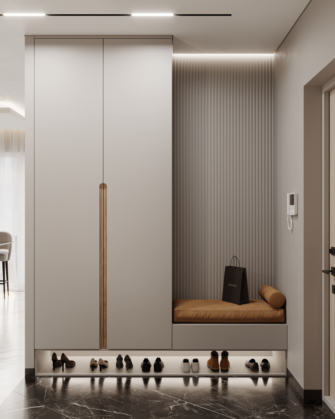 百款门厅柜设计案例，让家焕然一新-86