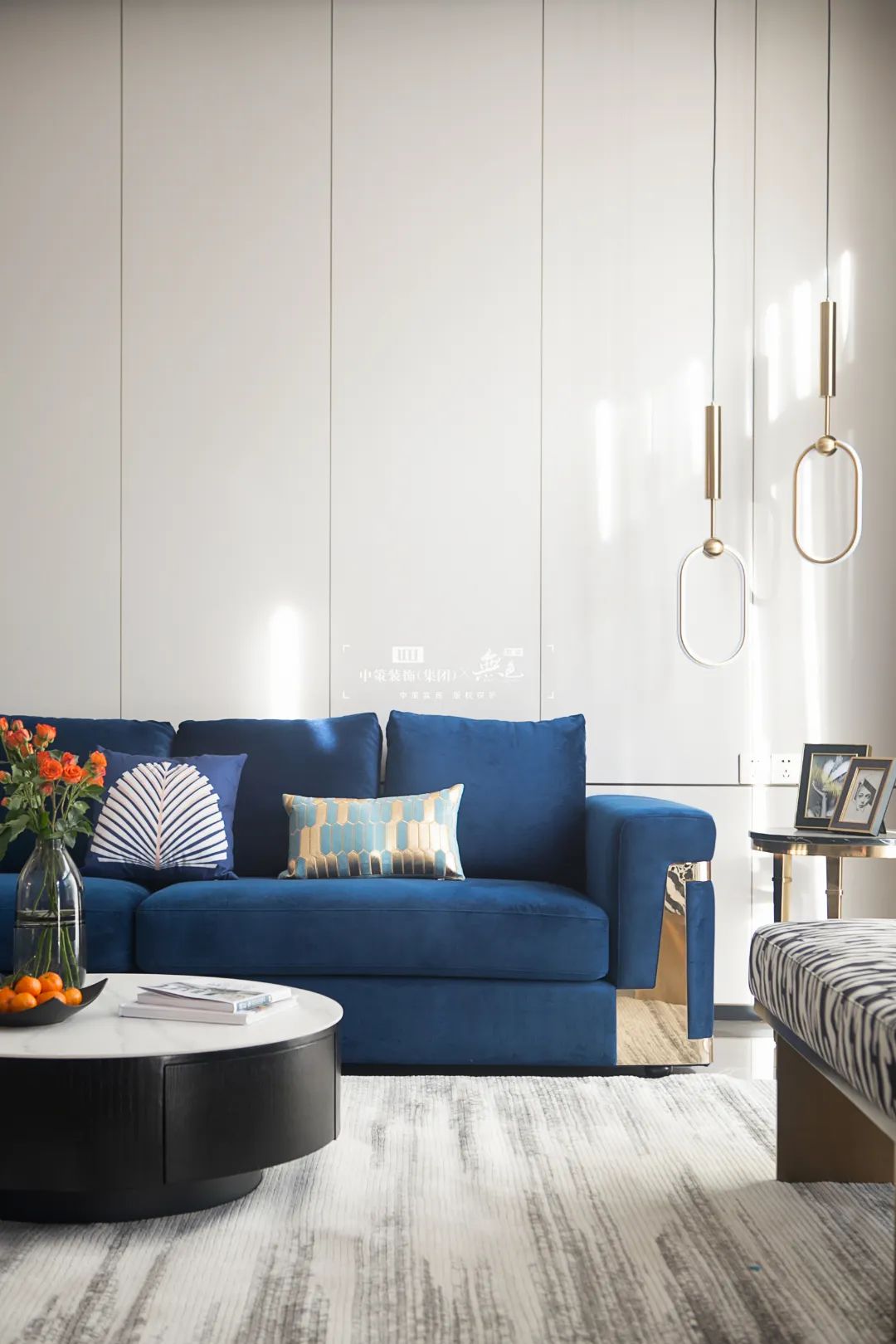 字形意,雍景湾 480㎡现代轻奢别墅装修之美丨中策-14