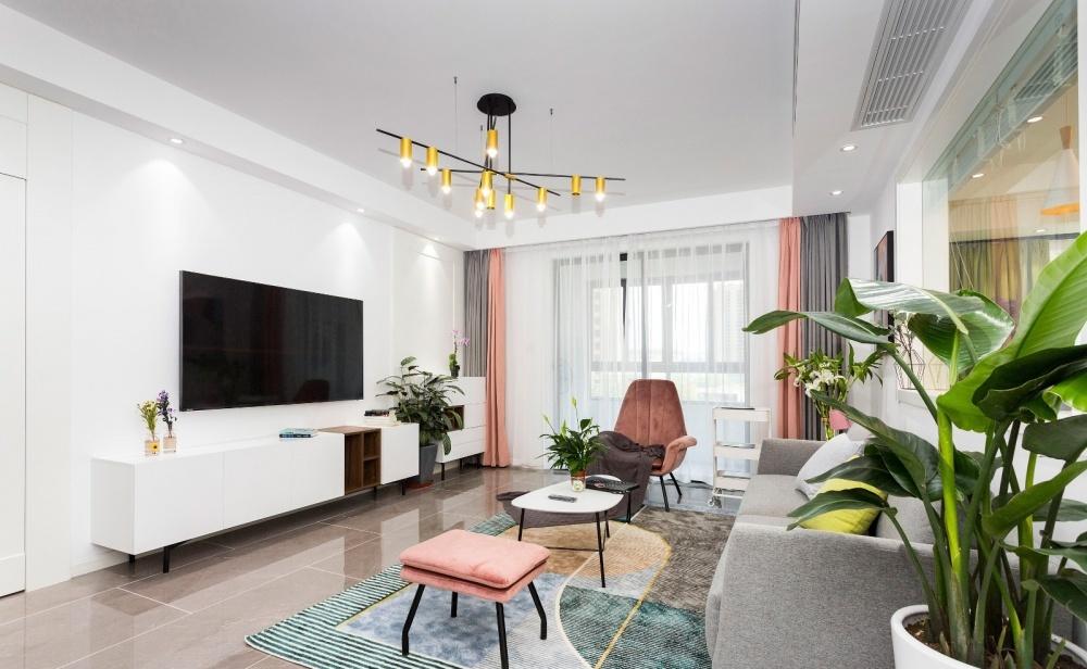 合肥 123 平米洋房室内设计案例,打造轻装修重装饰的理想家-2