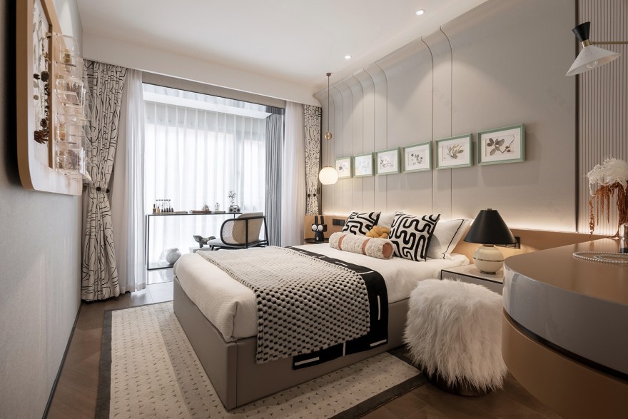 建业×滨河上郡样板间丨中国商丘丨河南素颜软装设计有限公司-44