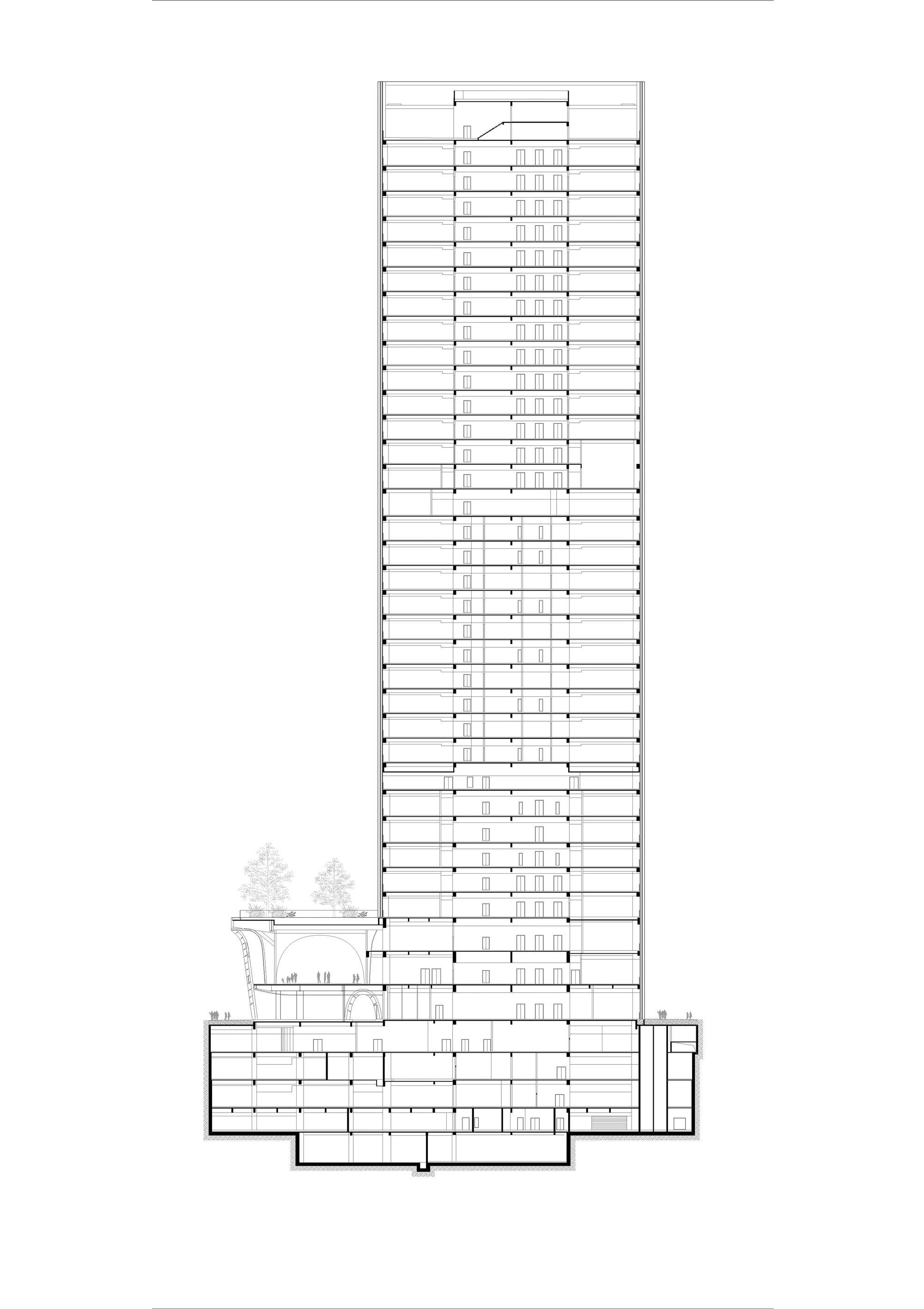 ZHUBO DESIGN丨办公建筑丨CDB Bank & Minsheng Bank Financial Building-41