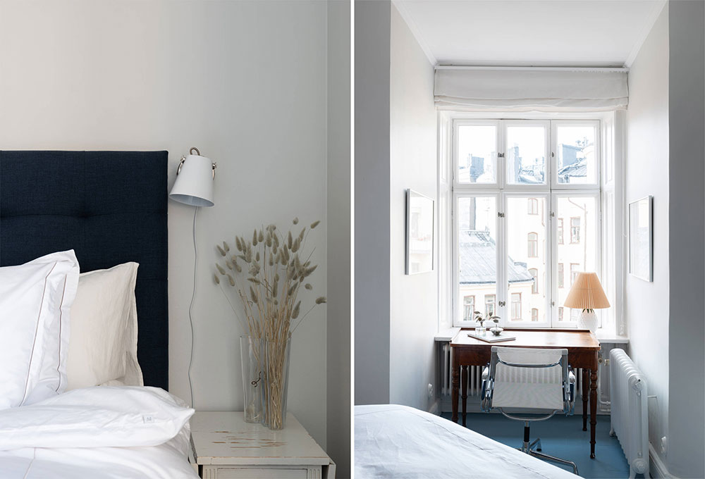 斯德哥尔摩 102 平米优雅公寓 | 海洋风蓝调与温暖焦糖色的完美结合-16