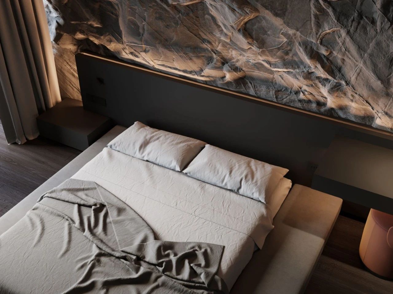 97㎡黑色调公寓设计-32