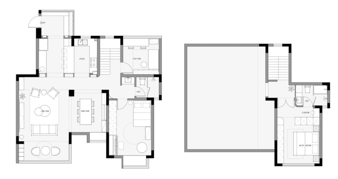 成都 120㎡复式轻法式家居丨中国成都丨李文虹-15