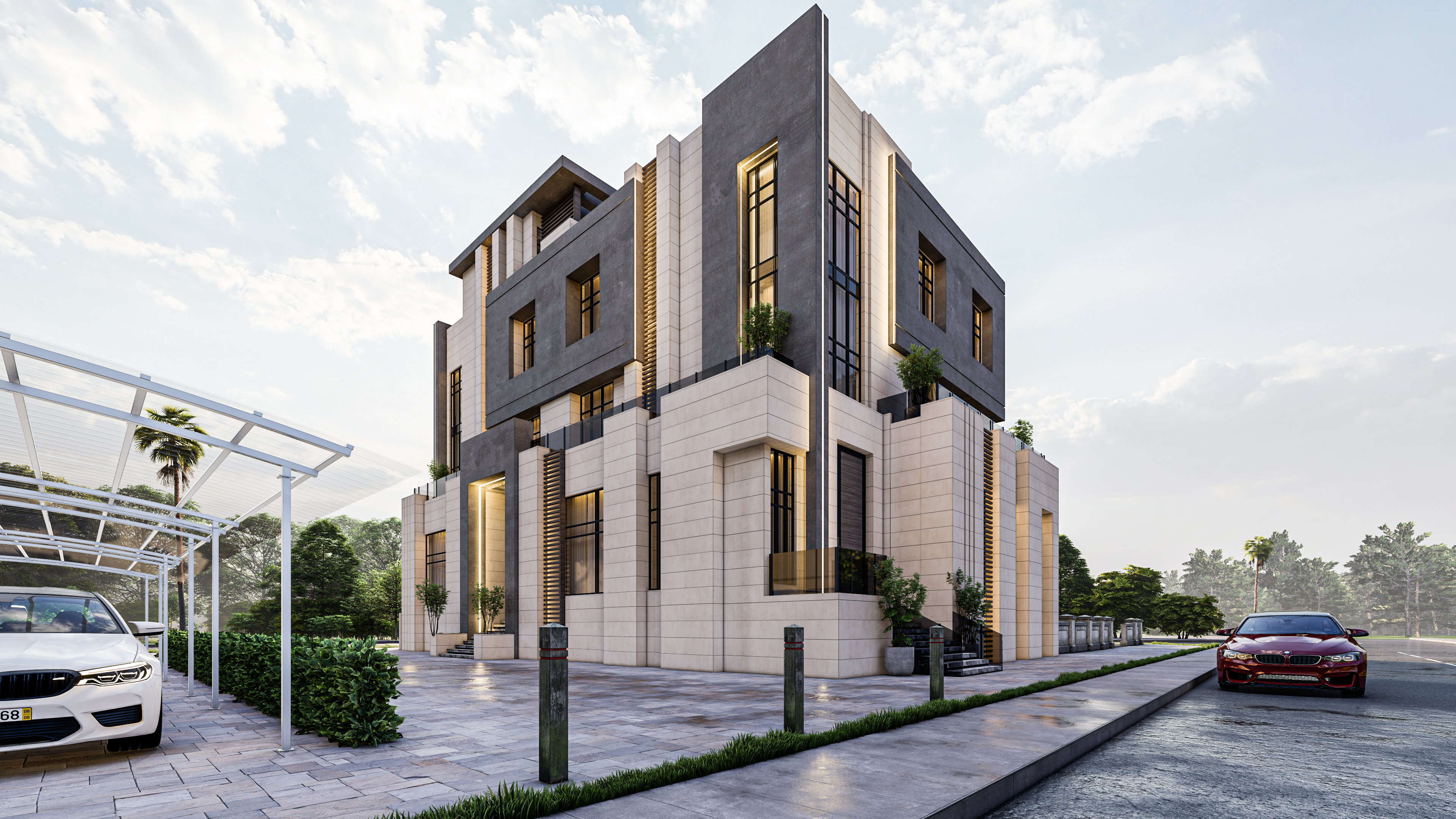 现代别墅科威特-10