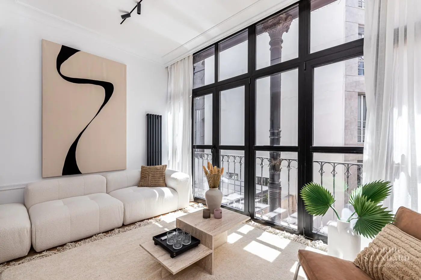 优雅 90m2 公寓 | 马德里纽约风设计惊艳亮相-4