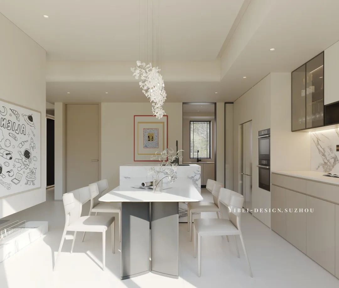 奶油风乐园变奏曲 家装设计丨YIBEI DESIGN SUZHOU-35