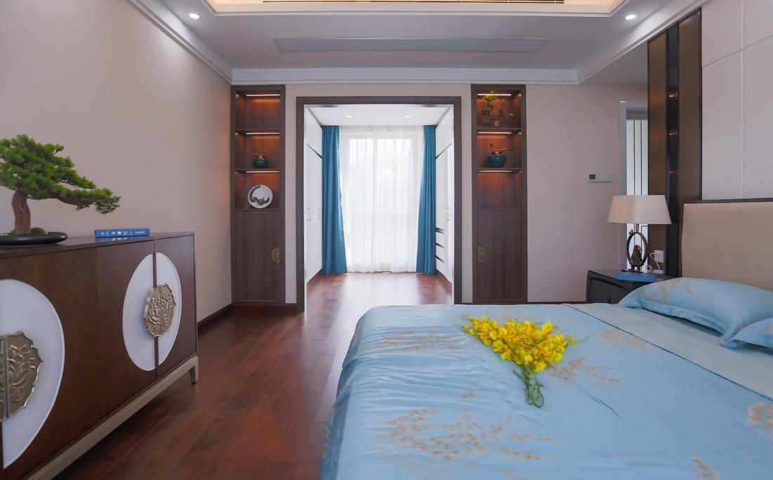 浩天小萌牛丨新中式风格平层设计,温馨港湾慢享生活-23