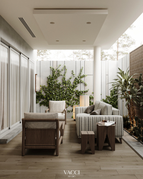 现代户外休闲区