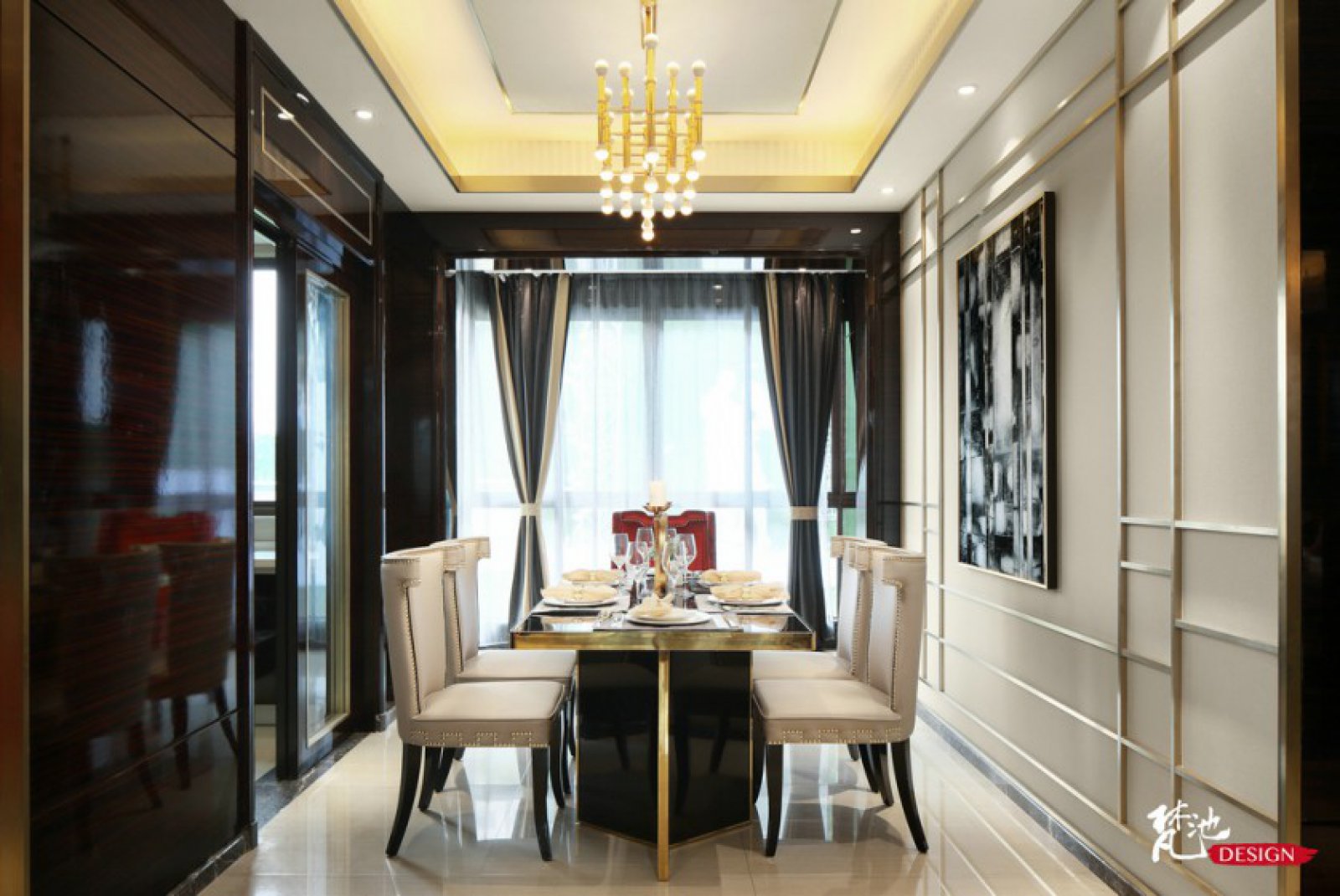 125㎡泰州星湖文景园样板间  梵池设计-18