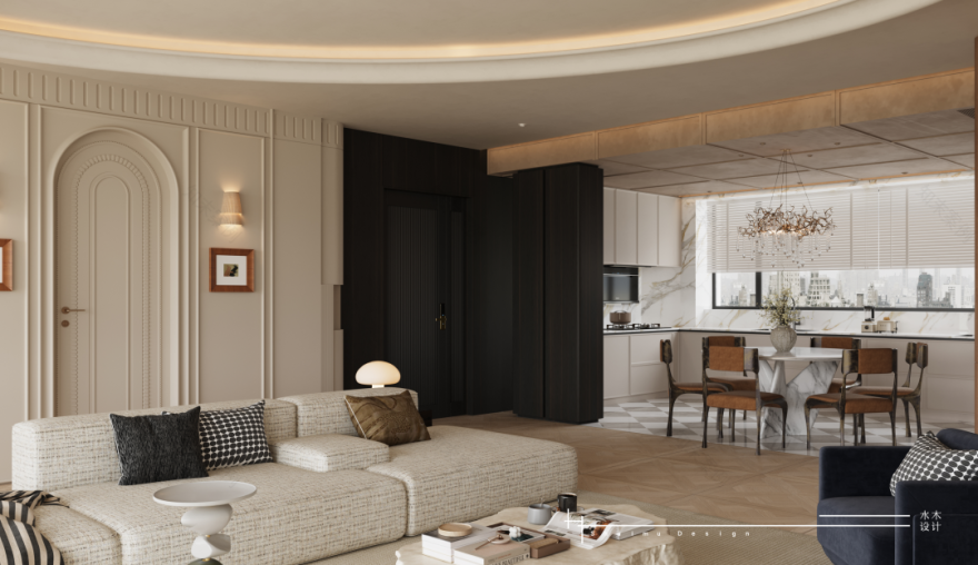 新作 紫金堡225平 · 轻法美学,打造质感居所丨水木设计-19