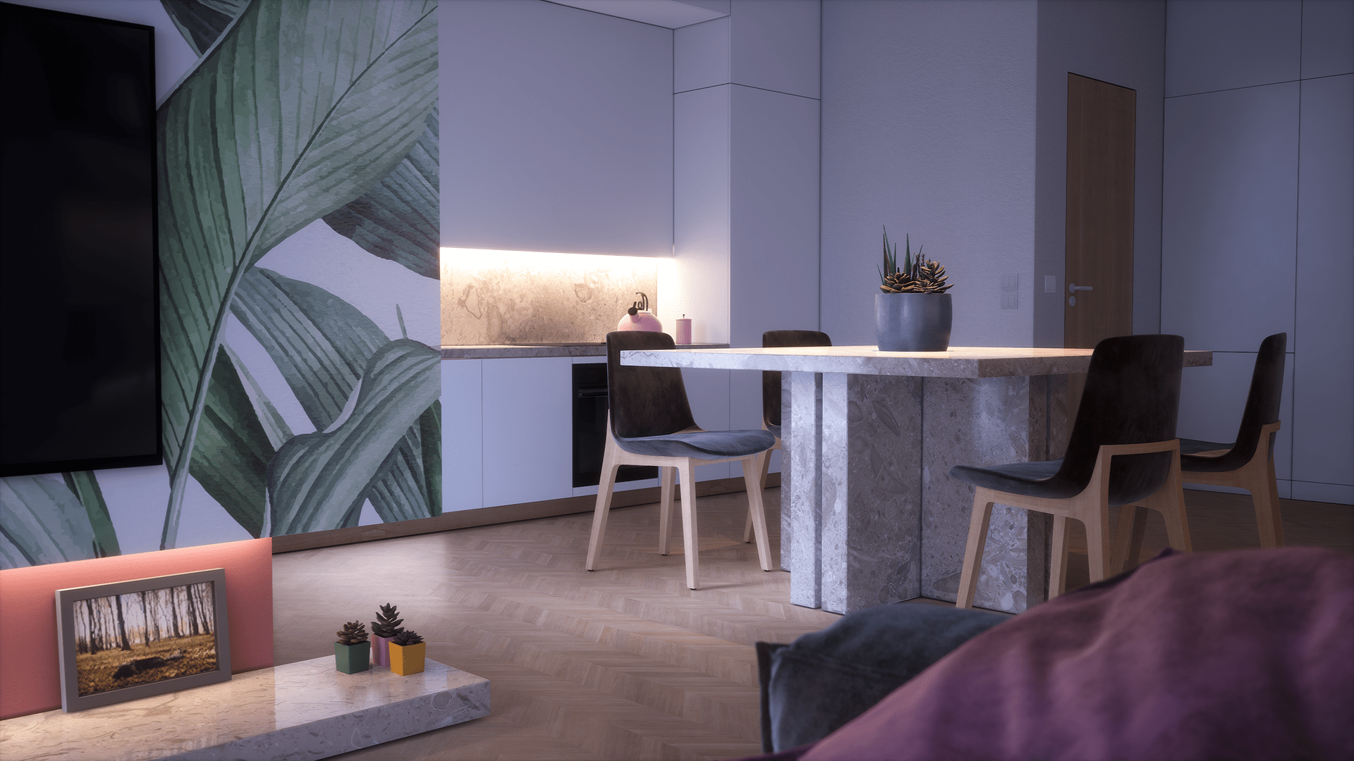 交互式平板橡木工作室-11