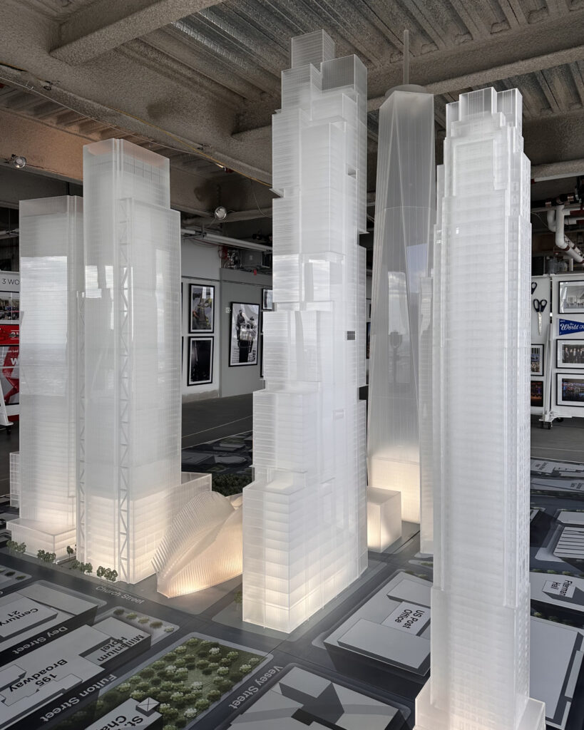 Silverstein Properties Unveils Scale Models of 2 and 5 World Trade Center Skyscrapers in Financial District, Manhattan - New York YIMBY-26