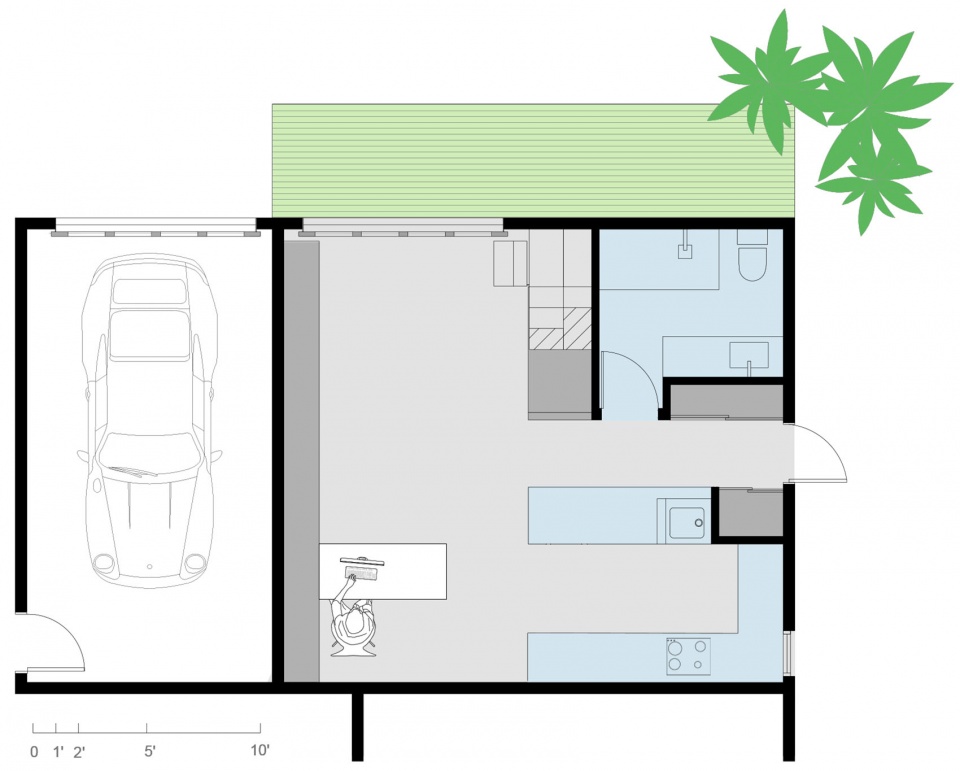 加州环保车库改造丨Modern Granny Flat-35