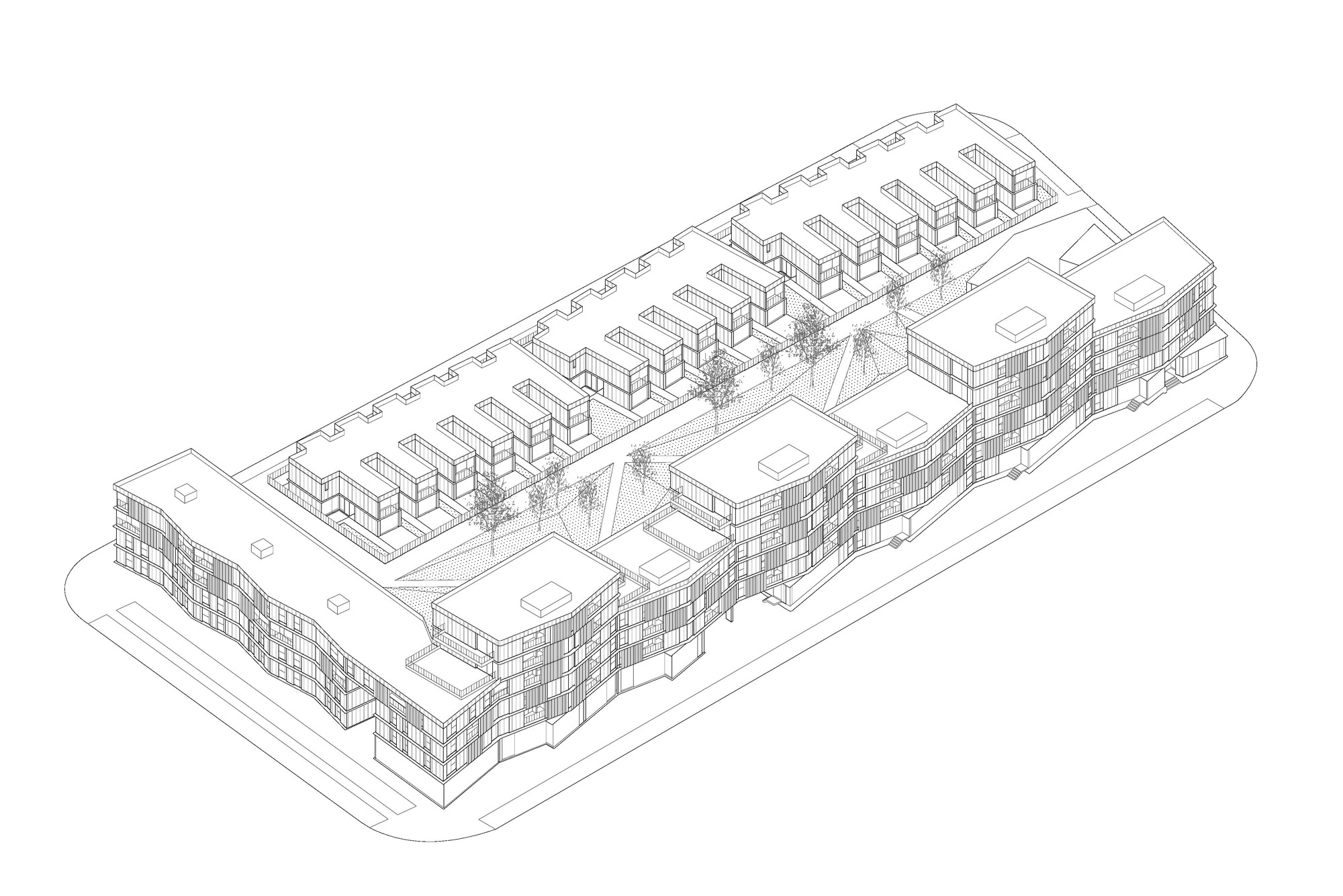 Zac AndromèdeBeauzelle 住宅丨法国图卢兹丨Francisco Mangado-28