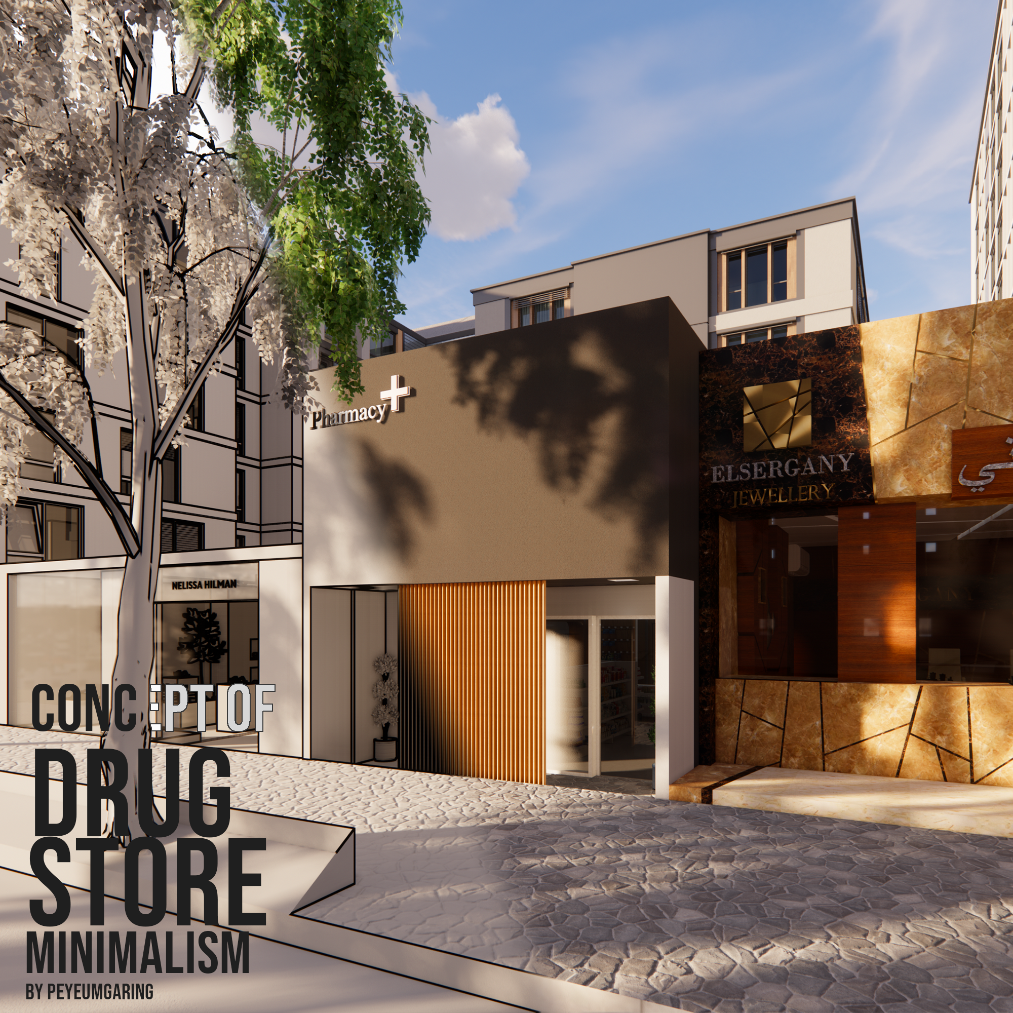 Minimalism Drugstore Concept-0