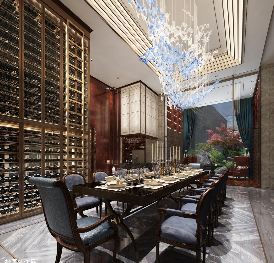 西安高新大都荟顶层办公会所设计-9